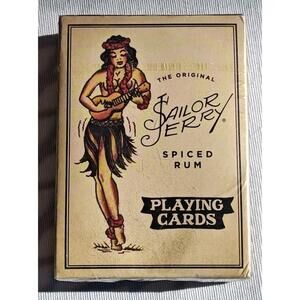 SAILOR JERRY Playing‎ cards pack tattoo Rum Vintage Vegas Navy Sealed New
